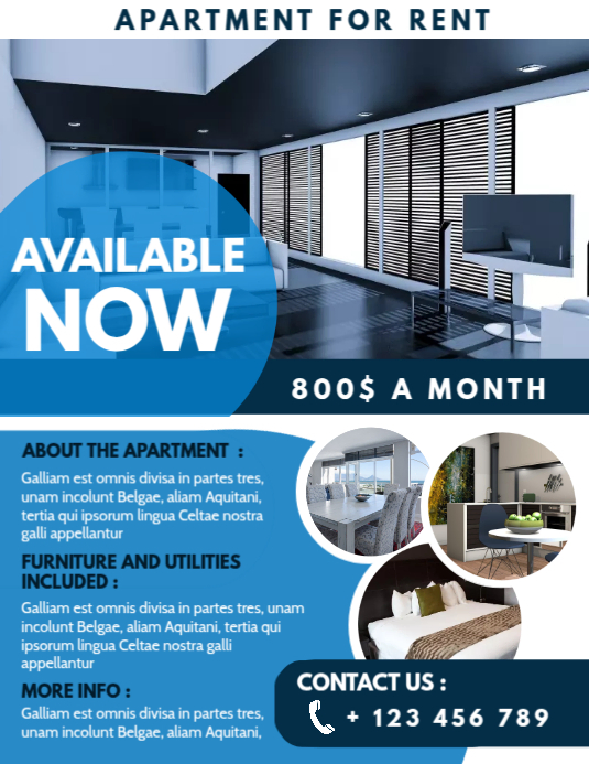 Apartemen untuk Disewakan Templ Desain Iklan Templat | PosterMyWall