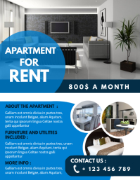 Transient For Rent Poster apartment for rent advertisement design templ Template | PosterMyWall