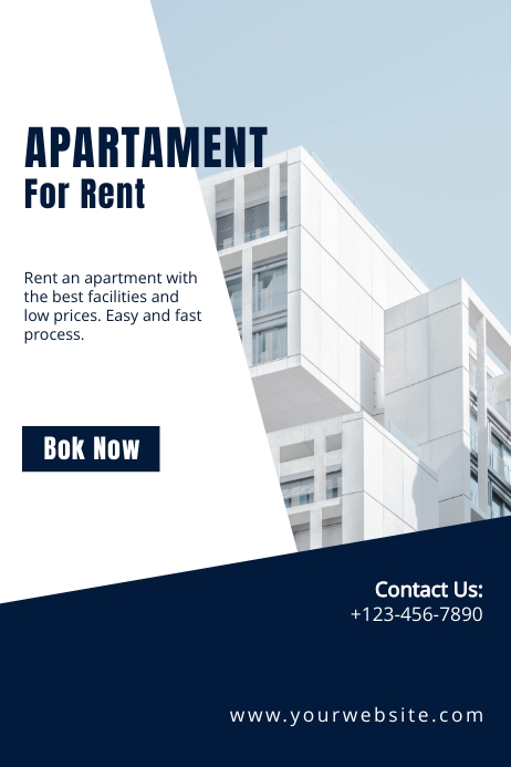 Apartment For Rent Banner Template | PosterMyWall
