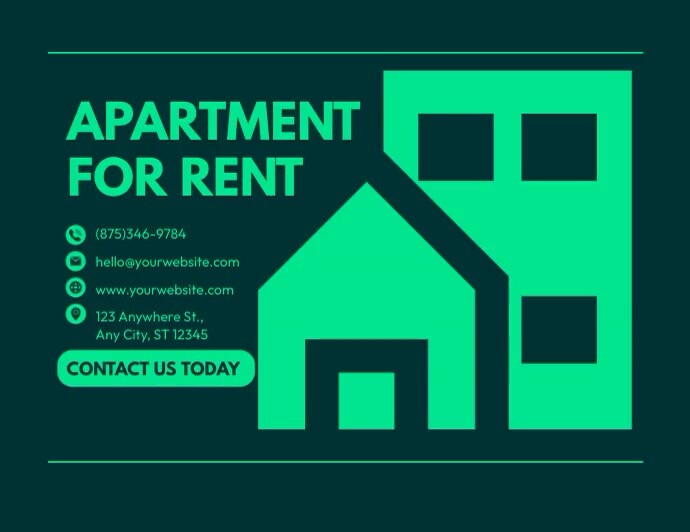 Poster Rented Room Copy of Apartment For Rent | PosterMyWall