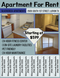 Apartment For Rent Example Posting Apartment For Rent Template | PosterMyWall