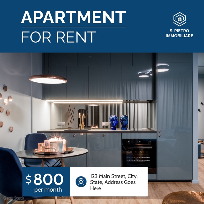 Copy of apartment for rent minimal template | PosterMyWall