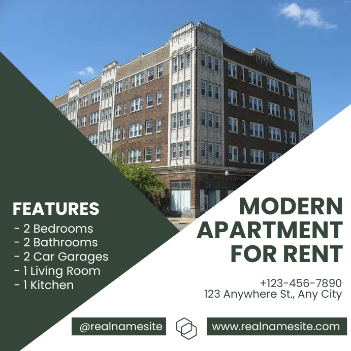 Apartment Rent Instagram Post Template | PosterMyWall