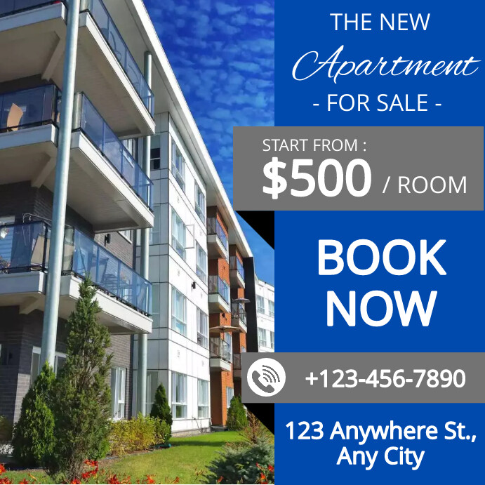 Apartment Rent Instagram Post Template | PosterMyWall