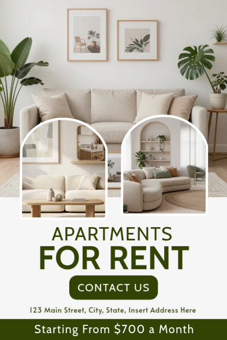 Plantilla de Apartment Rental Poster | PosterMyWall