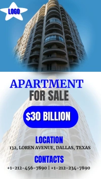 Apartment sale Digital na Display (9:16) template