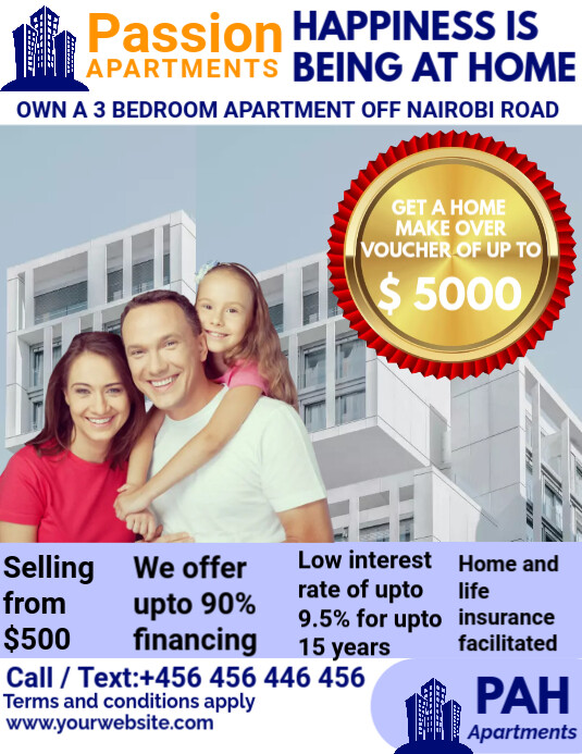 apartment sale flyer template | PosterMyWall