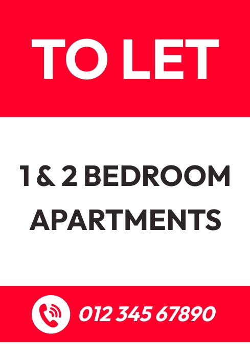 apartment to let poster Template | PosterMyWall