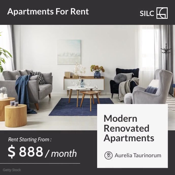 Apartment For Rent Example Posting apartments for rent advertisement instagram p Template | PosterMyWall