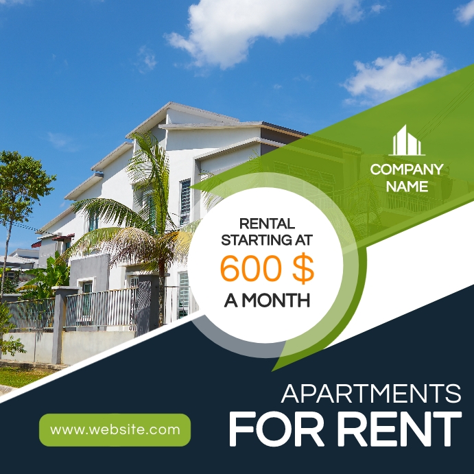 apartments for rent instagram post banner tem Template | PosterMyWall
