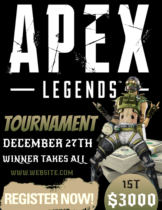 Apex Legends Event Flyer Template Postermywall Apex Legends Event Flyer Template Postermywall