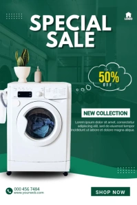 Apliances Special Sale Poster template