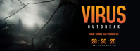 Apocalyptic Movie Poster Facebook Cover Photo template