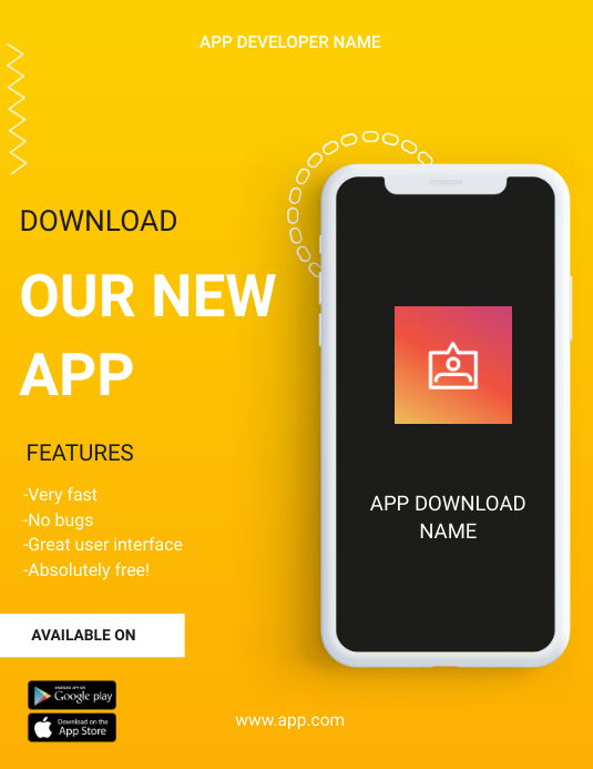 Copy of App flyer PosterMyWall