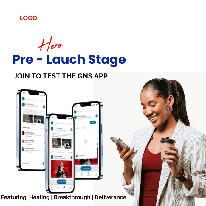 APP LAUNCH Template | PosterMyWall