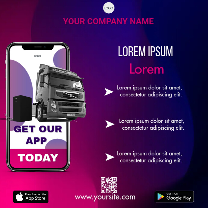 App Promom Posts APP PROMO Template | PosterMyWall