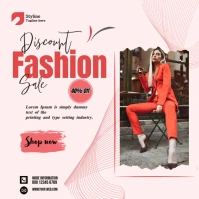 Apparel design Ads Instagram Post template