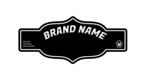 Apparel Neck Label Template Cartellino