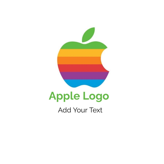 Apple Logo Template PosterMyWall