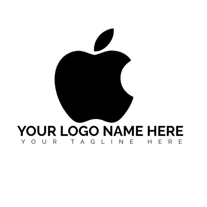Apple Logo Template PosterMyWall