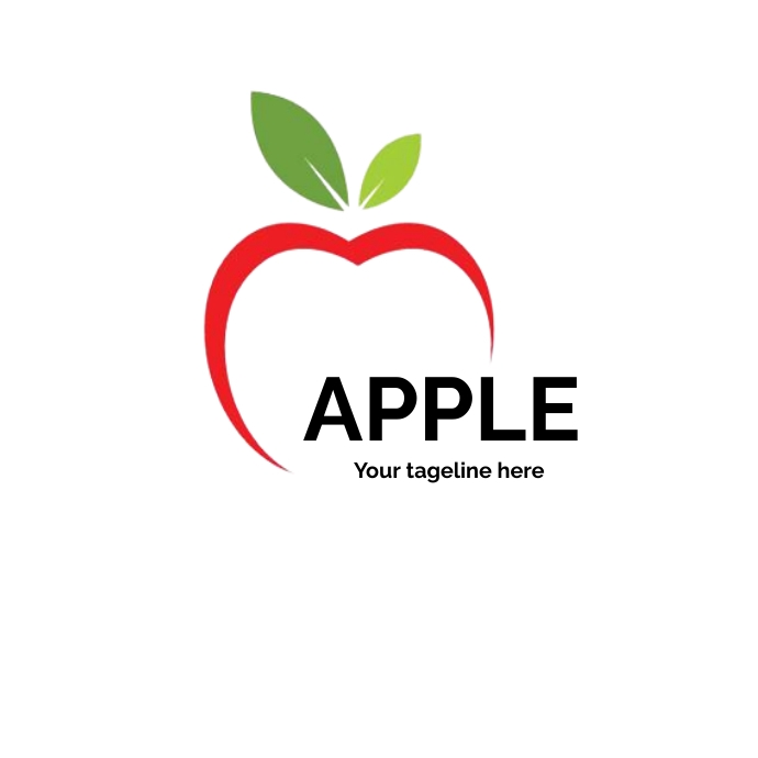 Apple Logo Template PosterMyWall