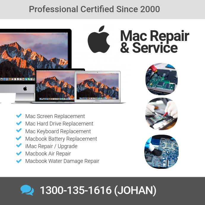 Copy of Apple Mac Laptop Repair Specialist PosterMyWall