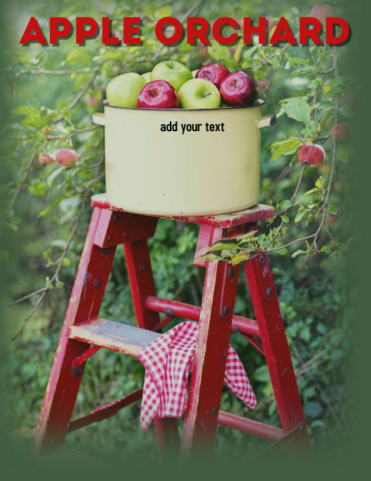 APPLE ORCHARD Template PosterMyWall