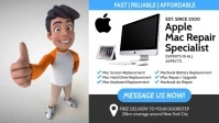 Apple Services Facebook Cover Video (16:9) template