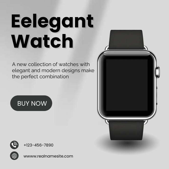 Apple Watch Template PosterMyWall