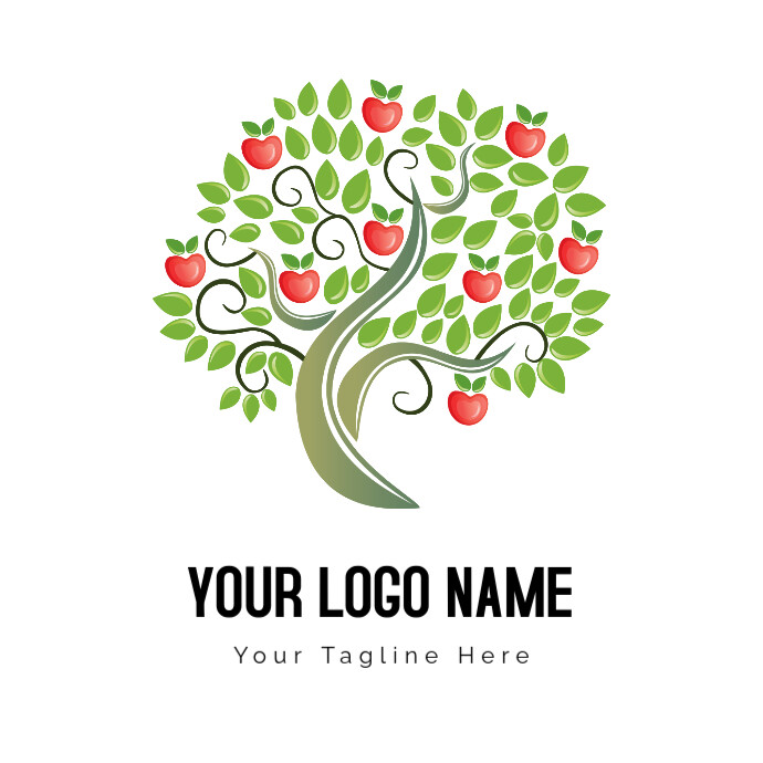 Apples Tree Logo Template | PosterMyWall