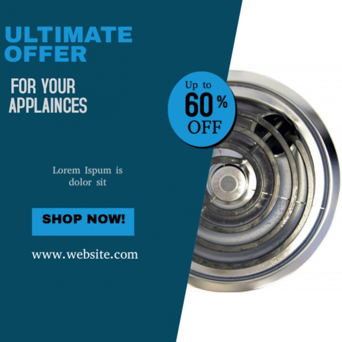 Appliance Sale Template PosterMyWall