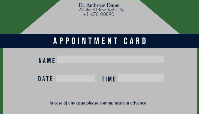 Appointment Card template | PosterMyWall appointment-card-template-postermywall