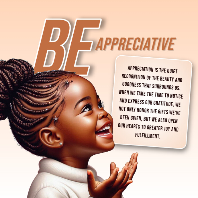 Appreciate Template | PosterMyWall