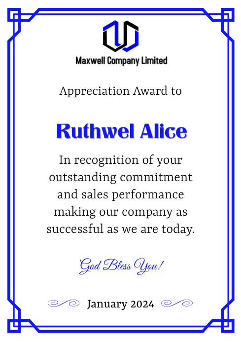 Appreciation Statement Plantilla de Appreciation Award message in recognition | PosterMyWall