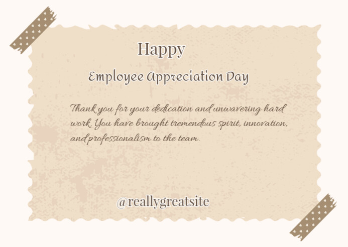 Copy of Appreciation Day Card | PosterMyWall