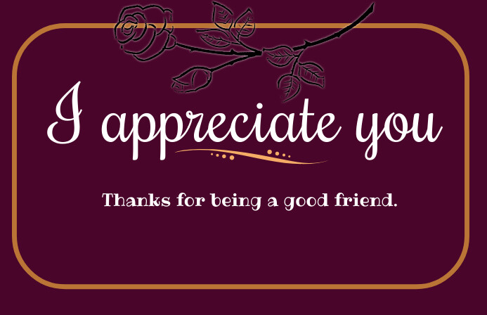 Appreciation note Template | PosterMyWall