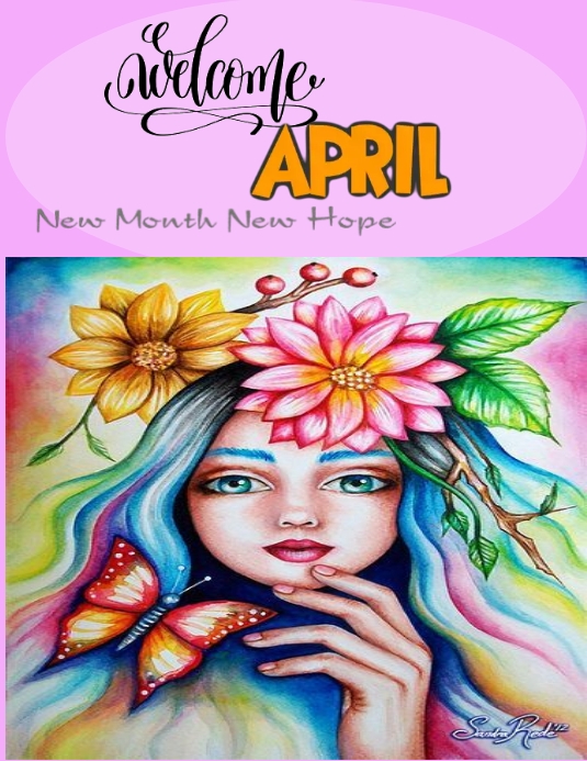 April Template PosterMyWall