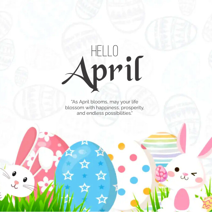 April Template PosterMyWall