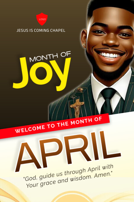 APRIL Template | PosterMyWall