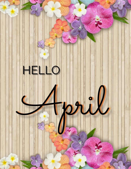 April Graphics Design april Template | PosterMyWall