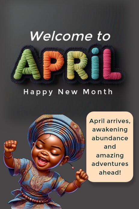 April Layout April Template | PosterMyWall