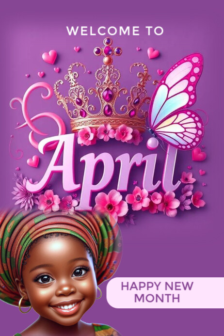 April Graphics Design April Template | PosterMyWall