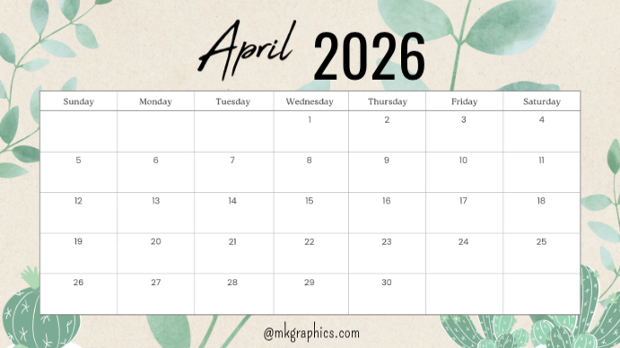 April Template | PosterMyWall
