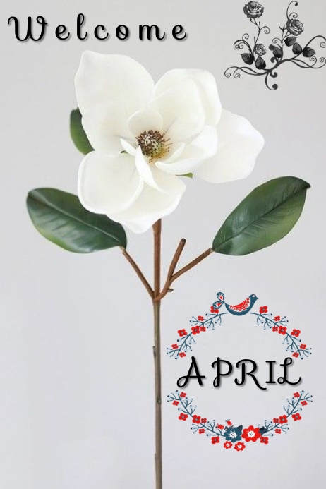 APRIL Template PosterMyWall