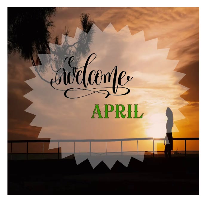 APRIL Template | PosterMyWall