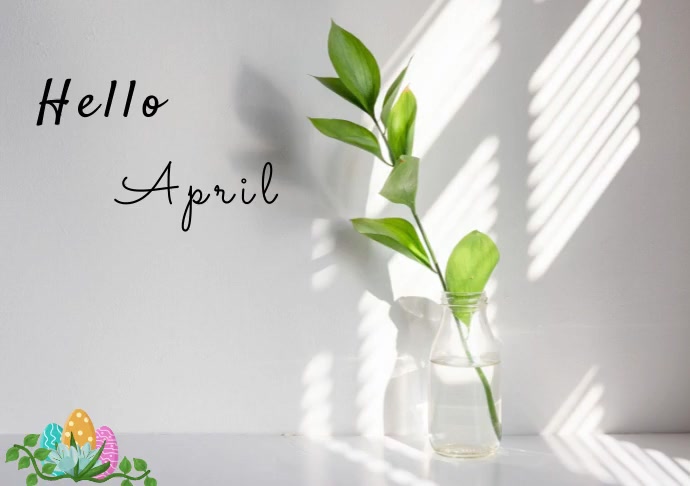 April Layout APRIL Template | PosterMyWall