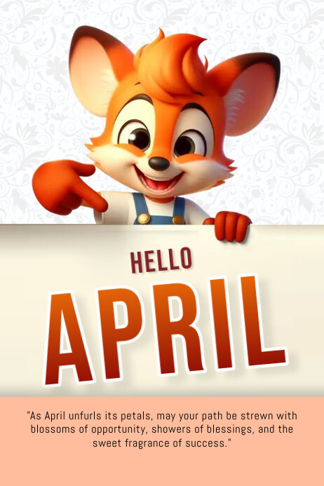 April Template | PosterMyWall