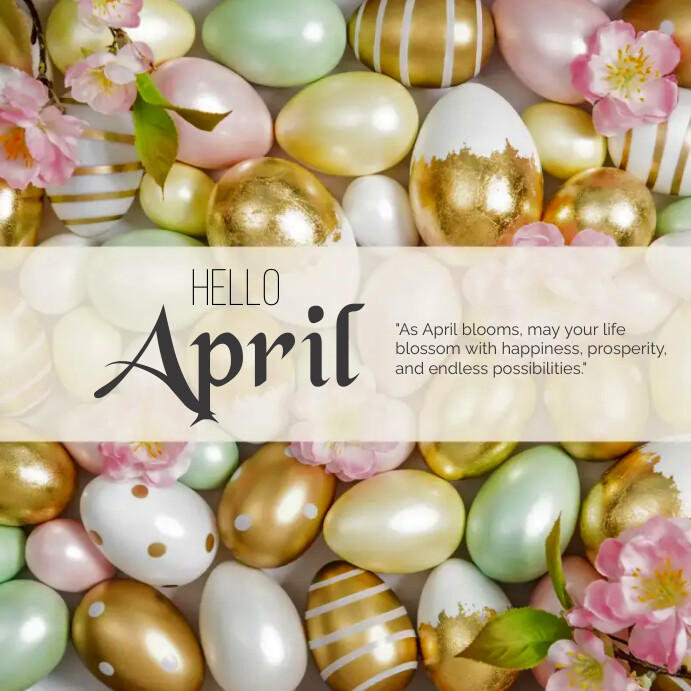 April Template | PosterMyWall