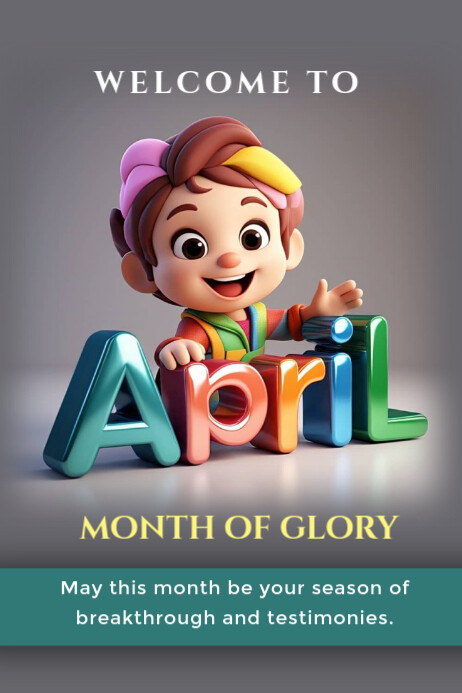 April Layout April Template | PosterMyWall