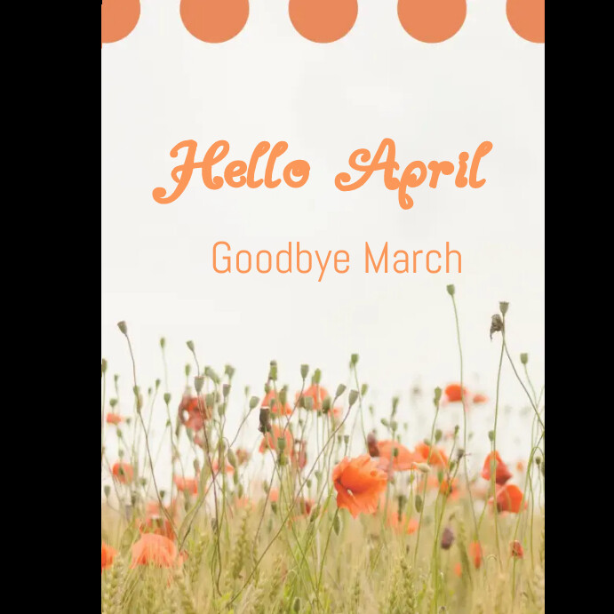 April Flyer Design Template PosterMyWall